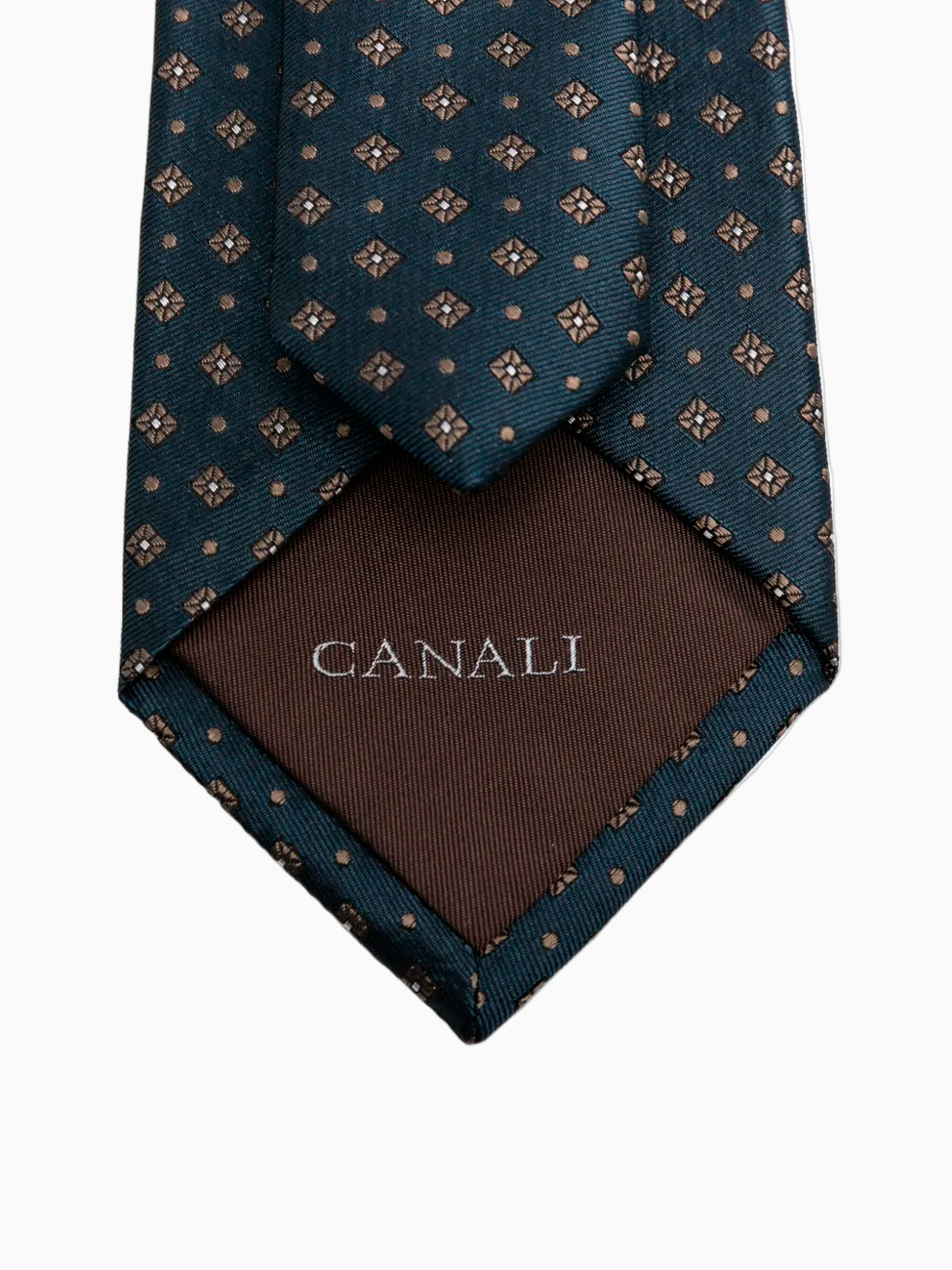 Corbata con print geométrico