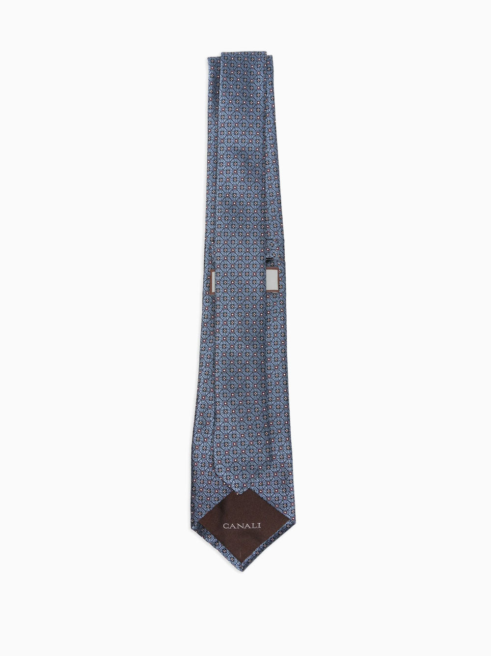 Corbata con estampado geométrico