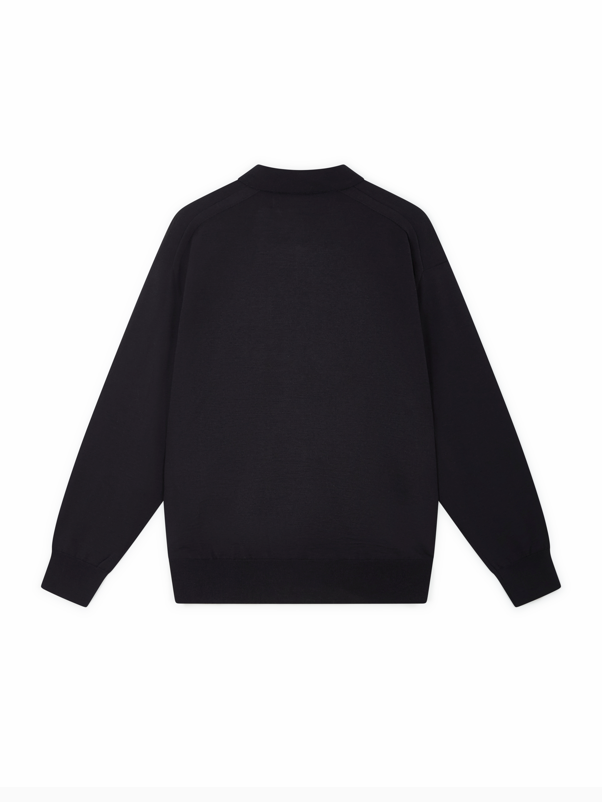 Long-sleeve polo shirt