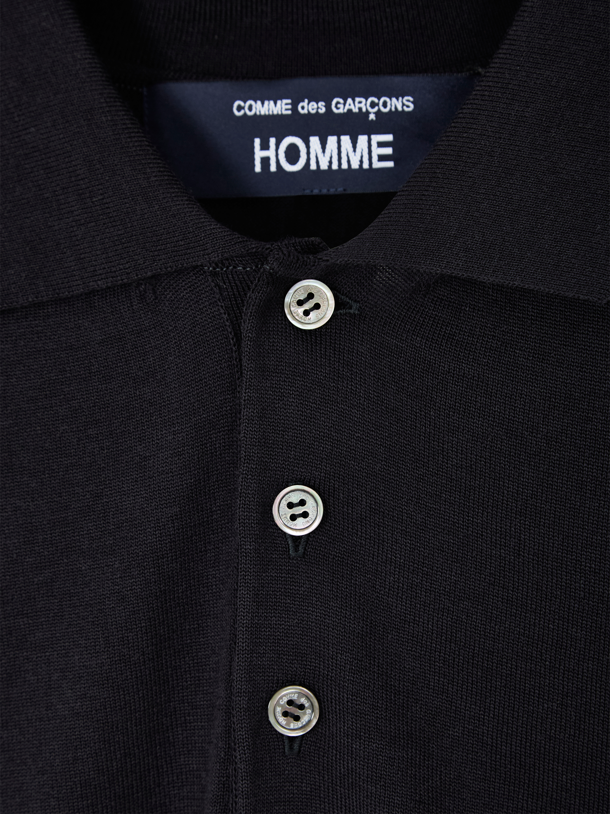 Long-sleeve polo shirt