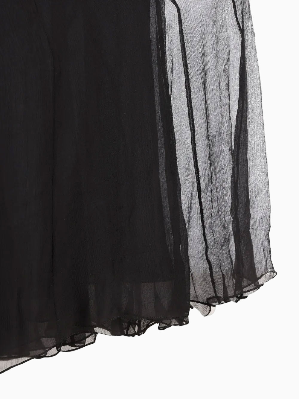 Chiffon maxi skirt