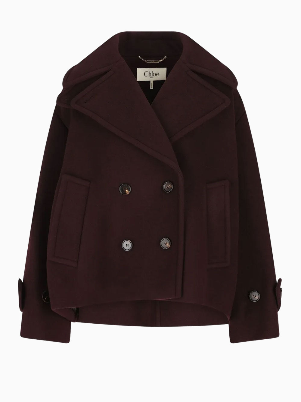 Double-breasted short jacket