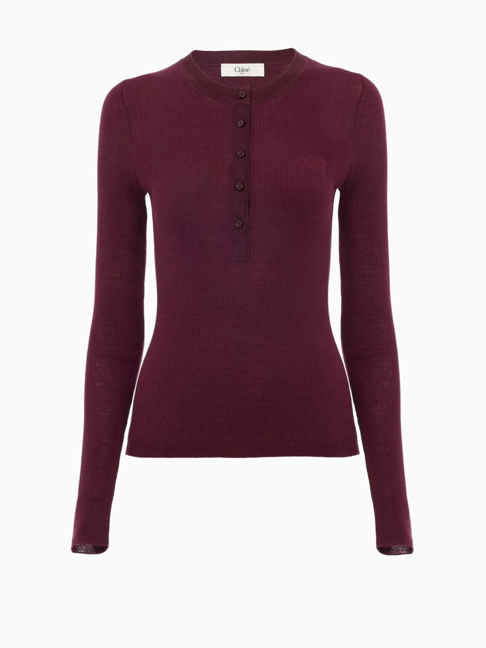 Henley superfine sweater