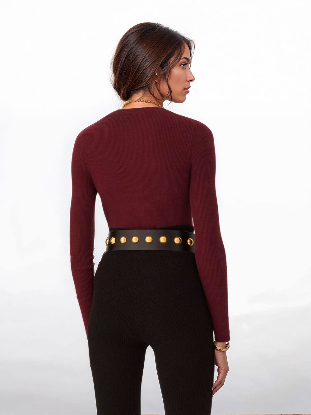 Henley superfine sweater