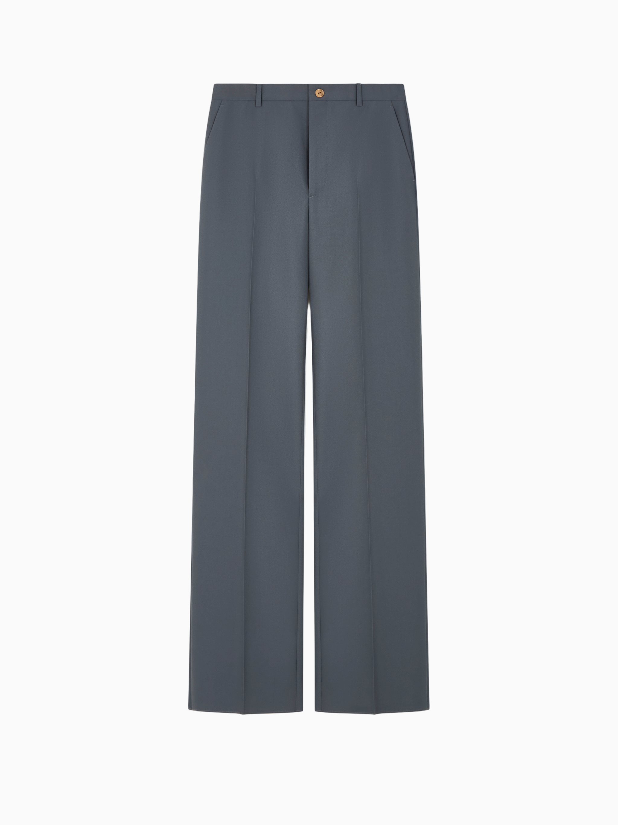 Pleat-detail tousers