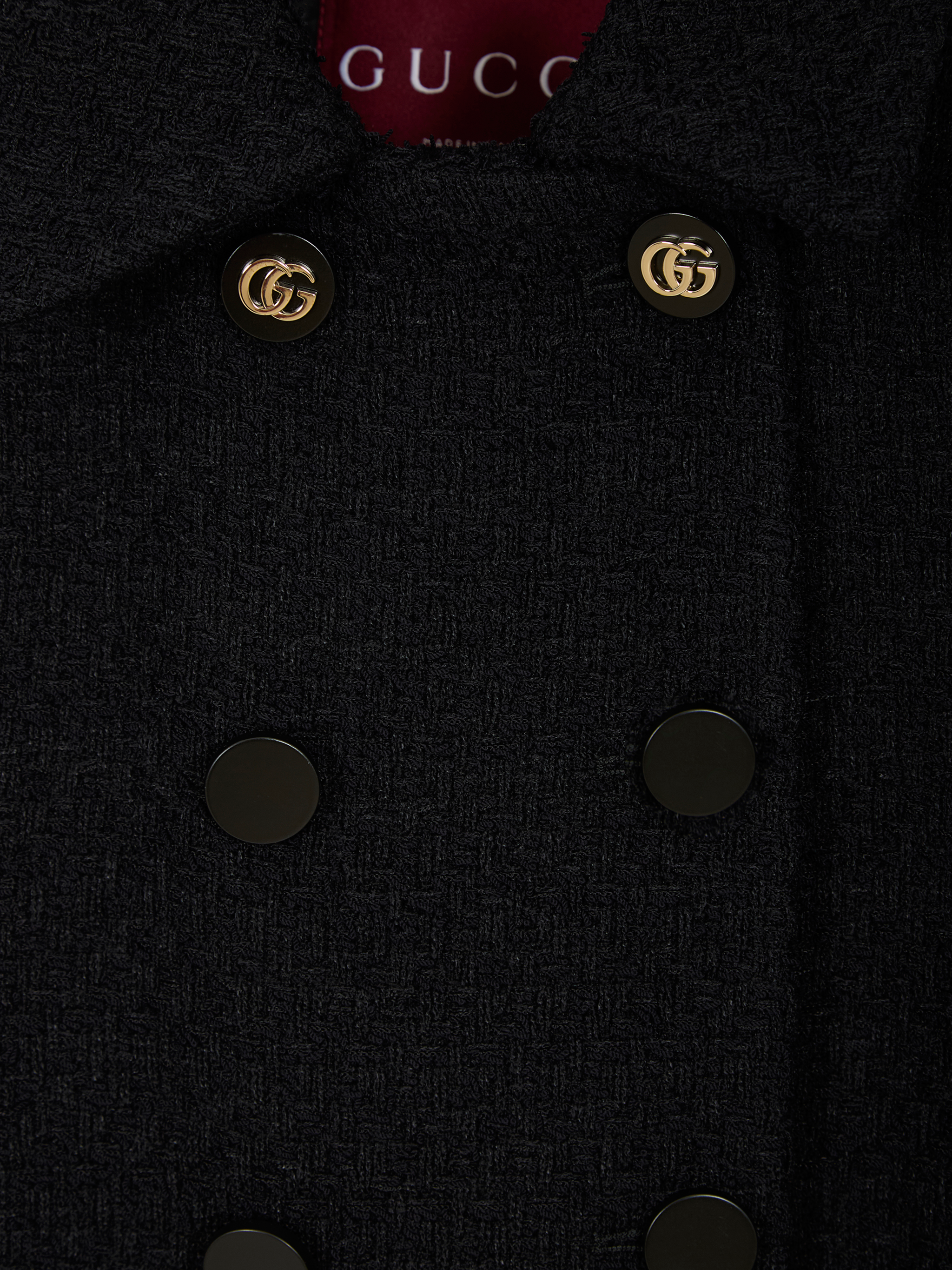 Tweed double-breasted blazer