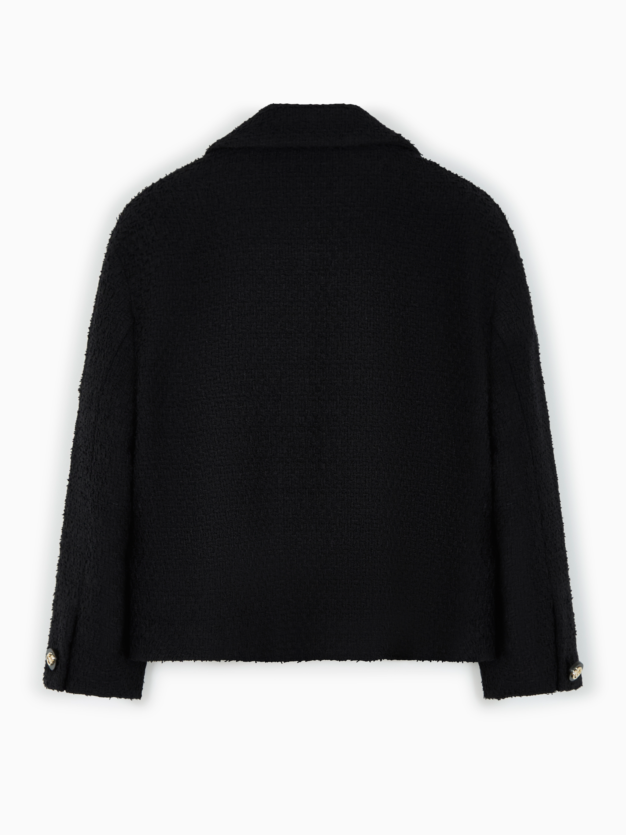 Tweed double-breasted blazer