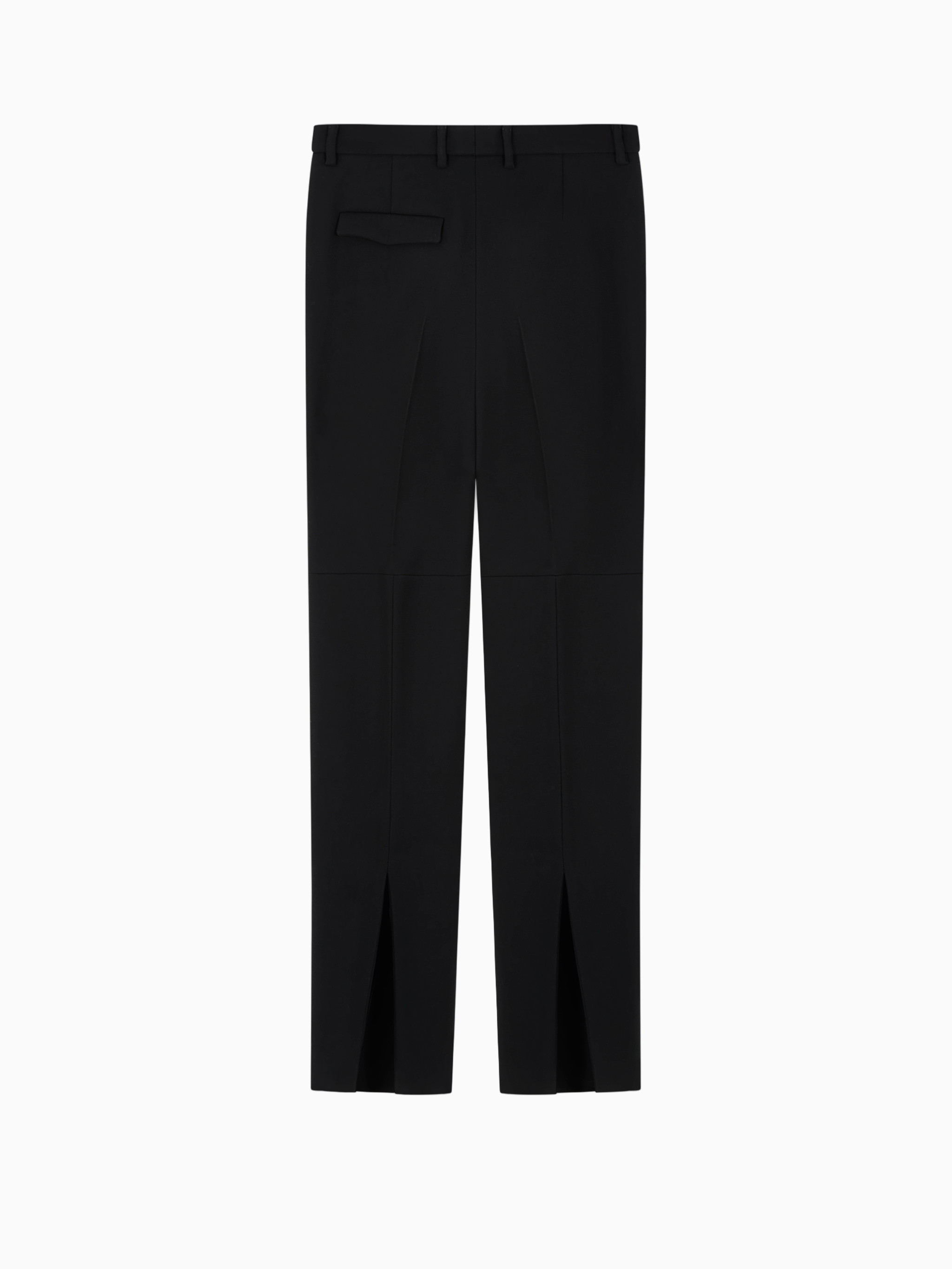 Crêpe wool pants