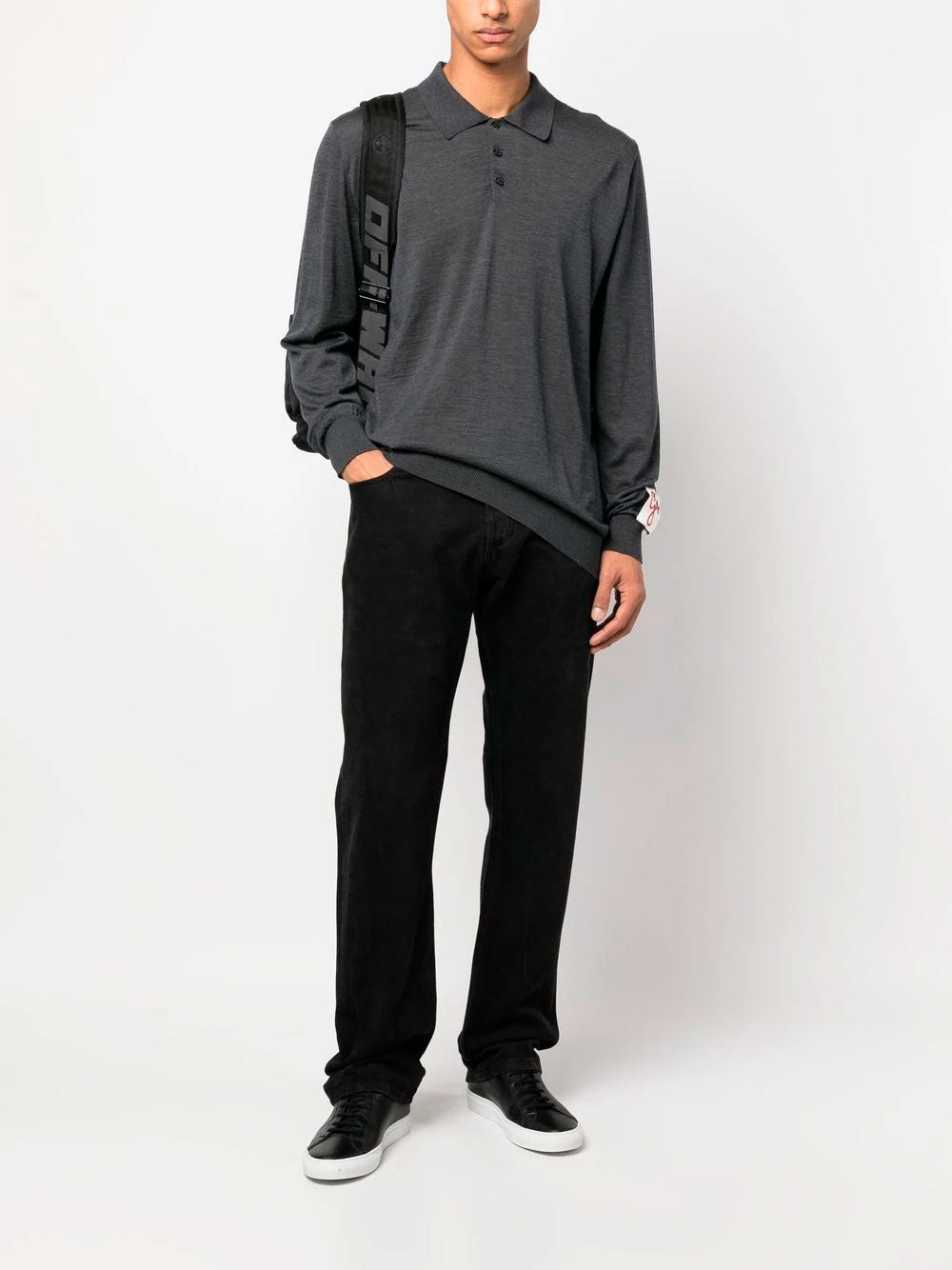 Jersey de lana con logotipo