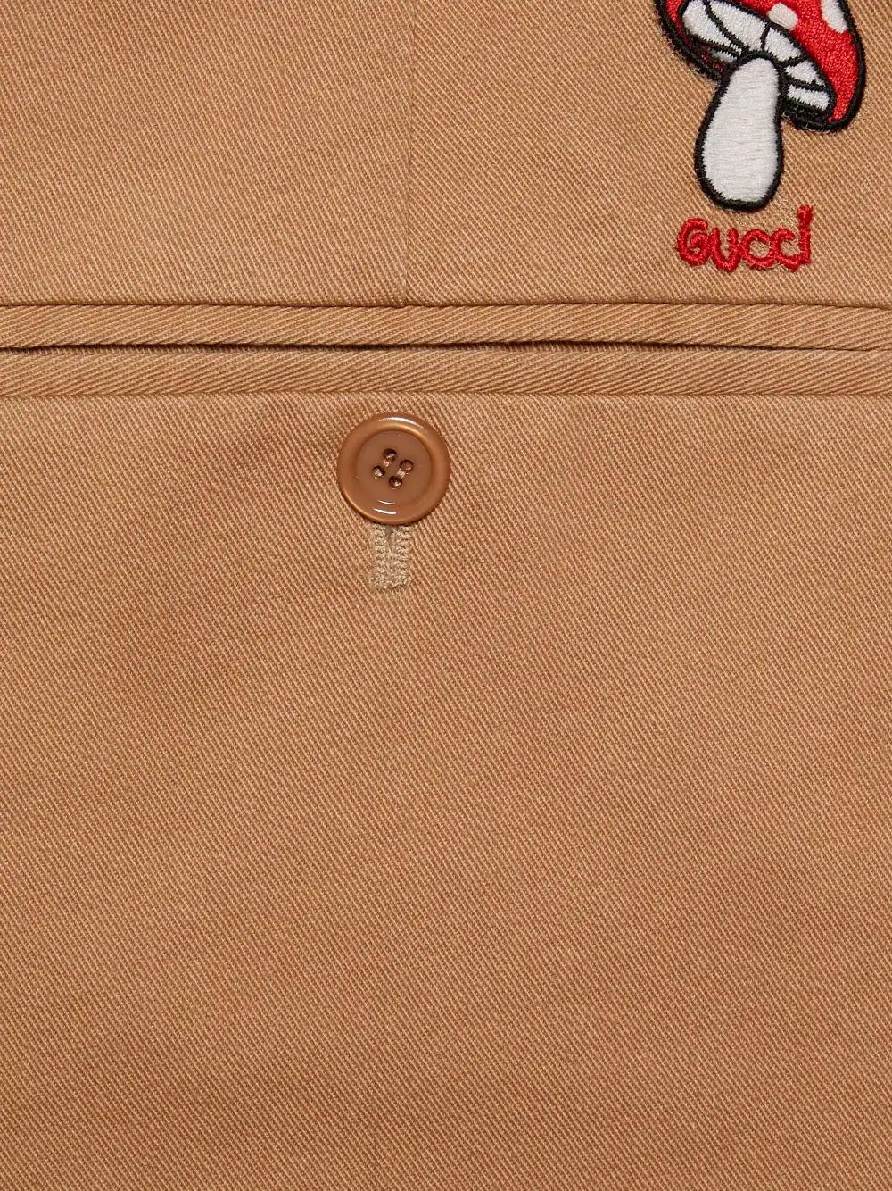 Logo-embroidered trousers