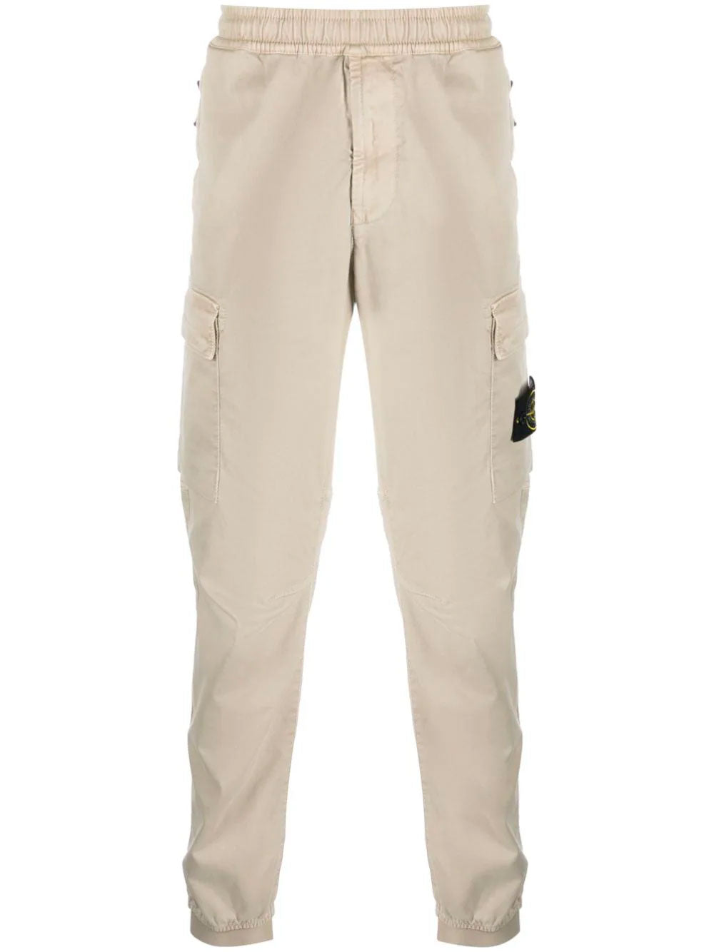 Compass-badge cargo trousers