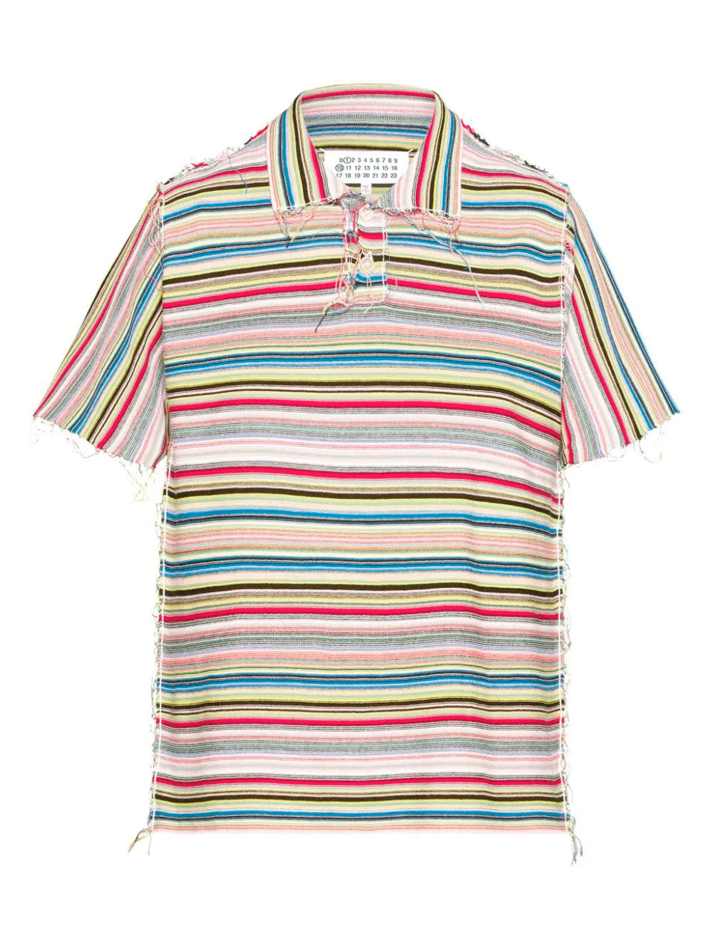 Striped polo shirt