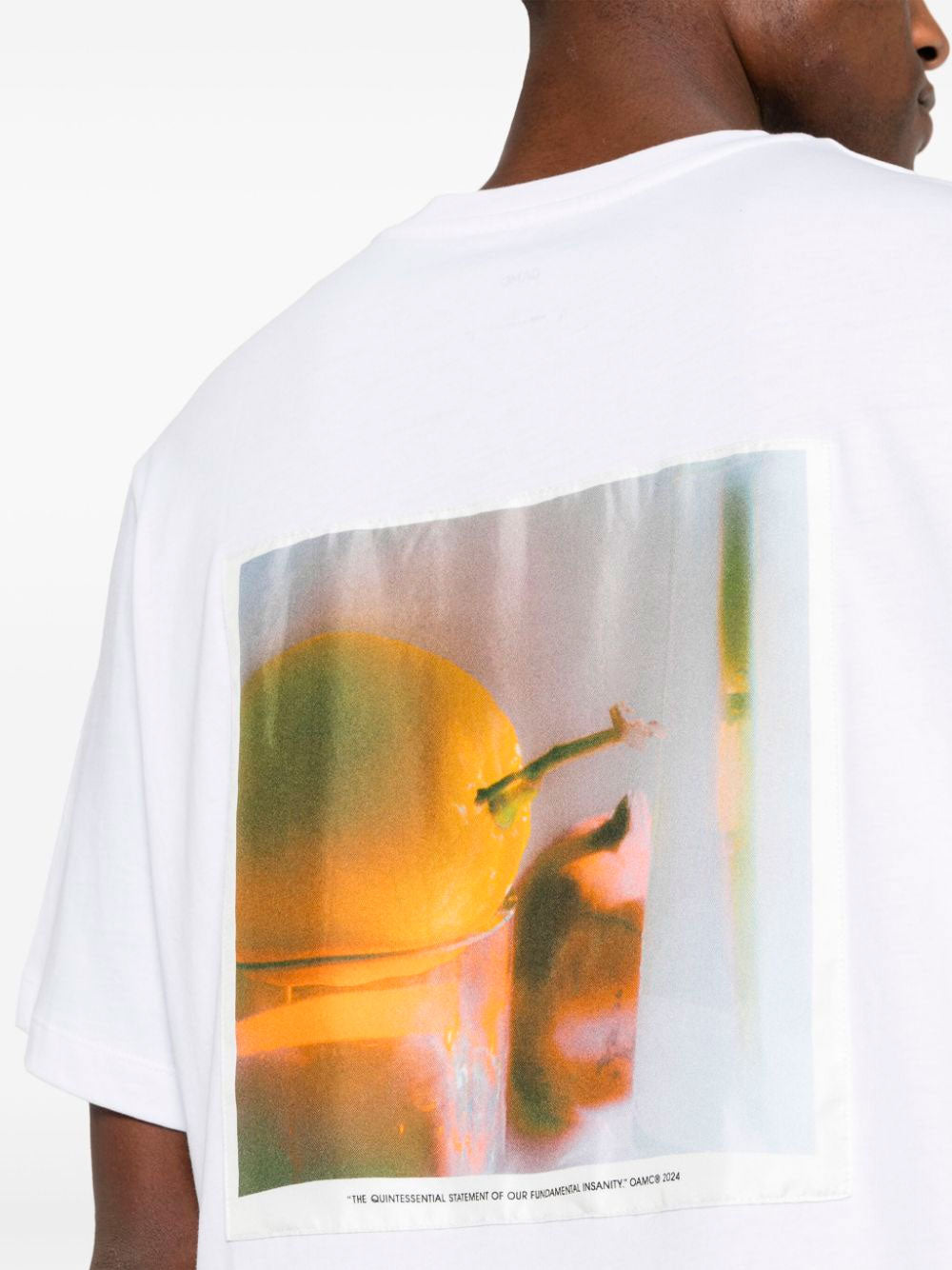 Graphic-patch T-shirt