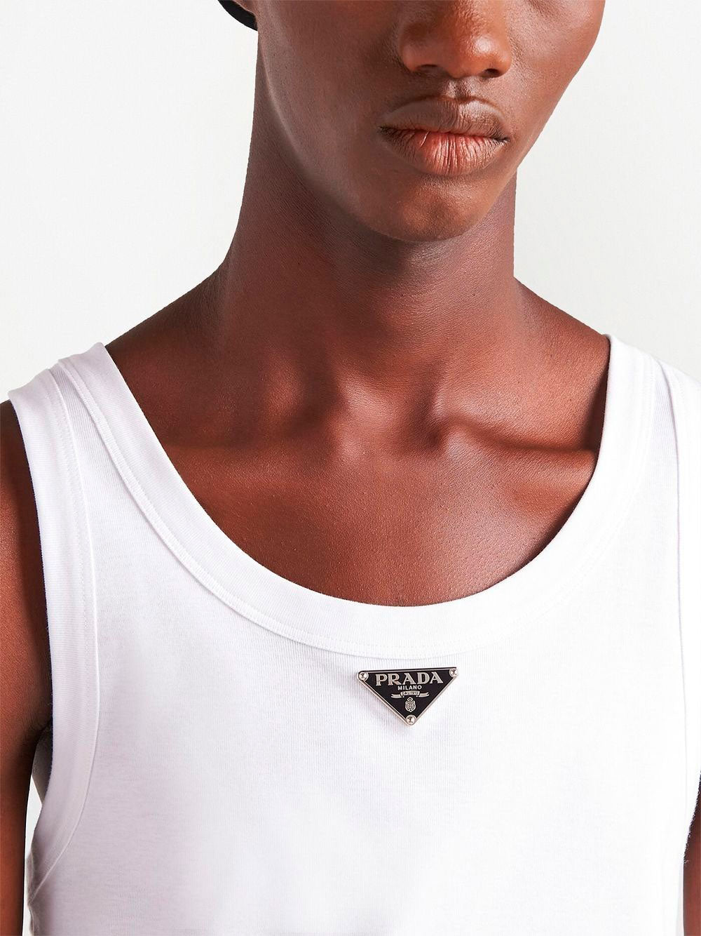 Logo plaque tank top