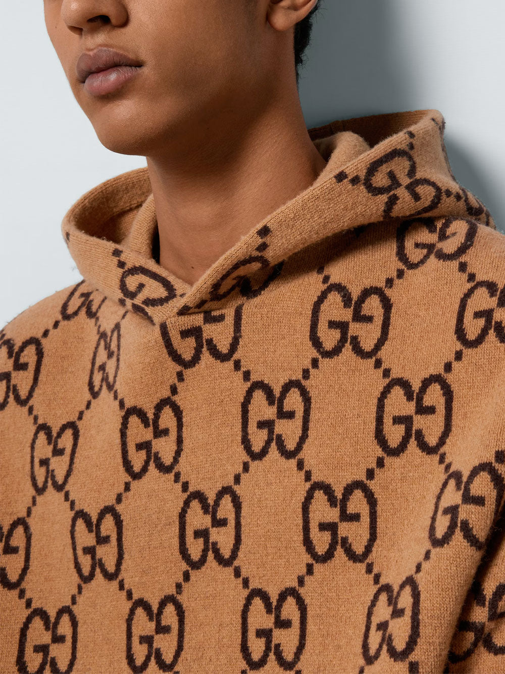 Hoodie jumper with GG