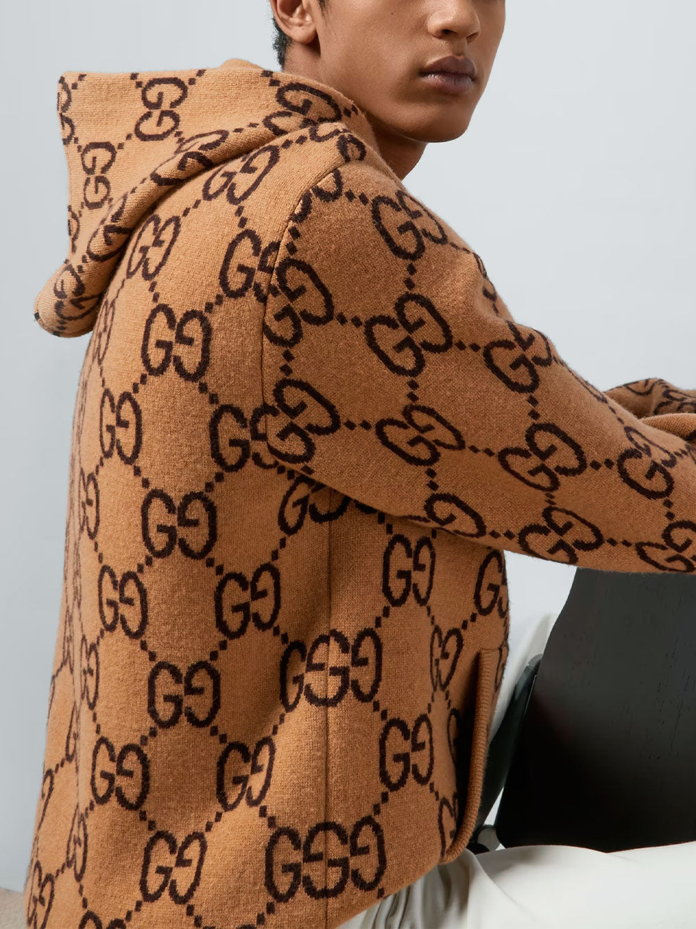 Hoodie jumper with GG