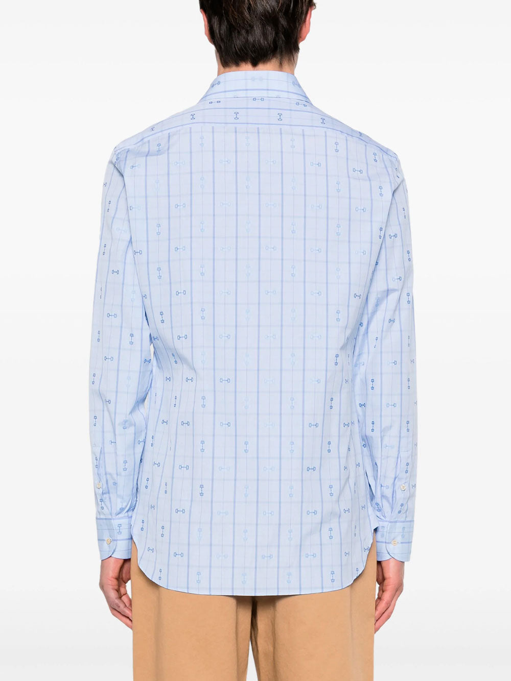 Camisa con detalle Horsebit