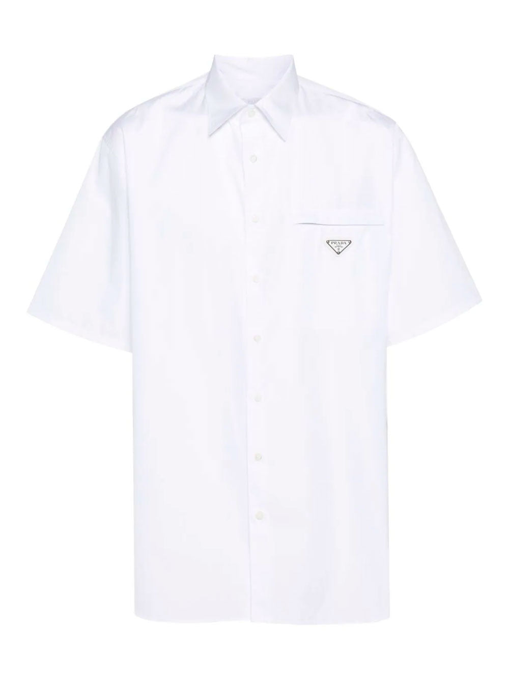 Camisa con logo triangular esmaltado