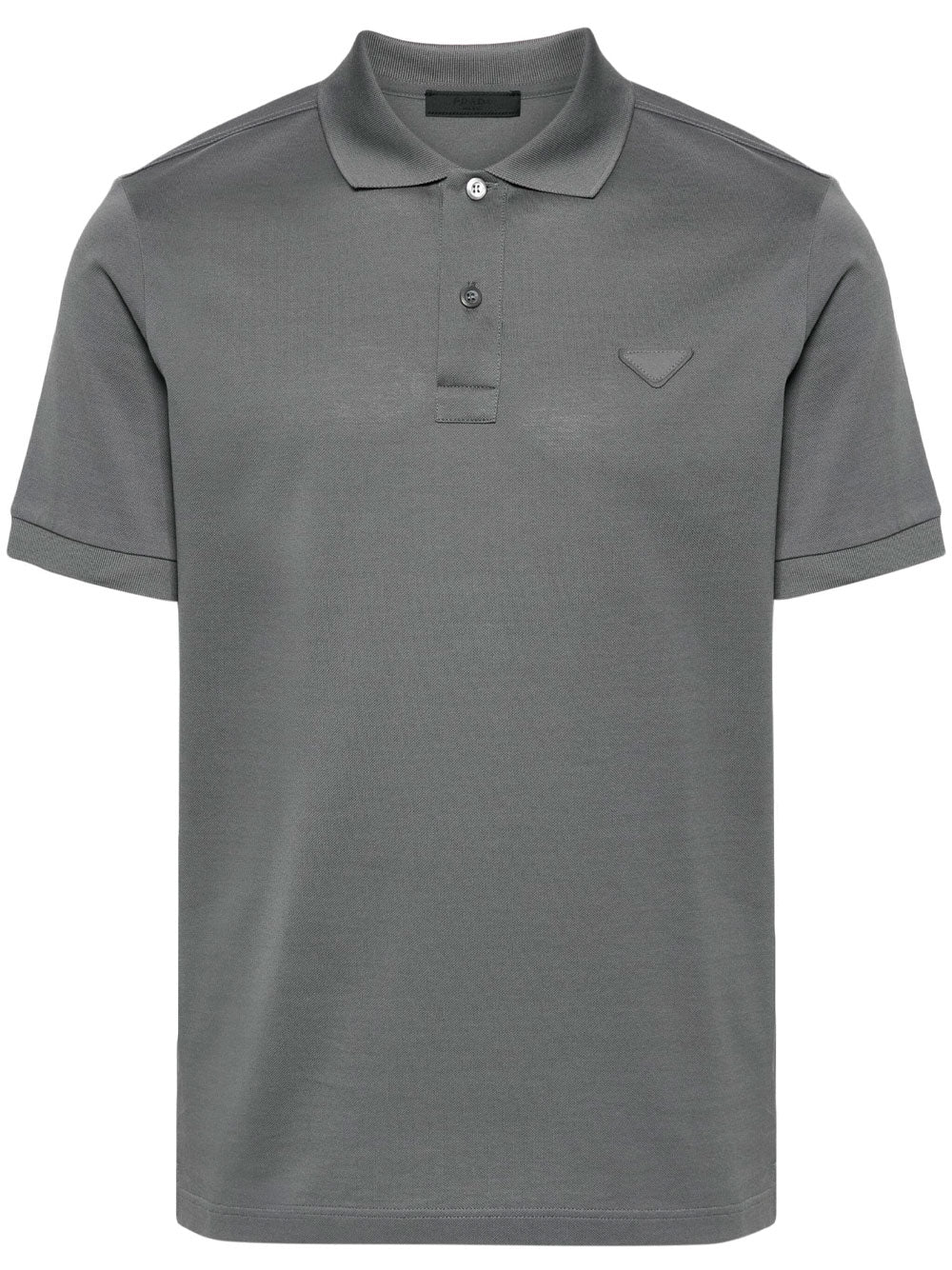 Triangle-logo polo shirt