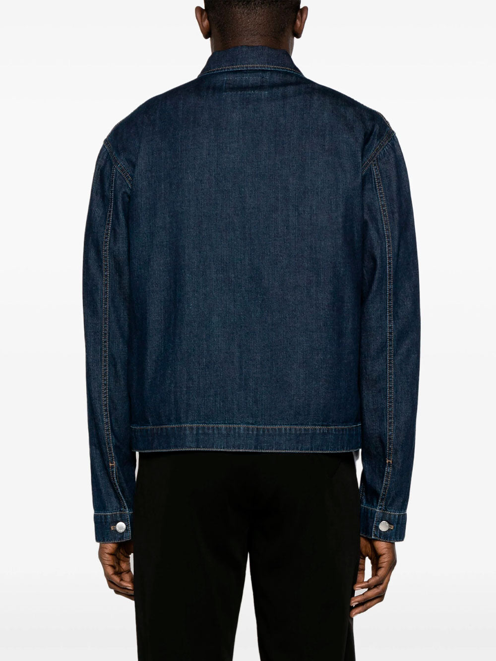 Logo-appliqué denim jacket