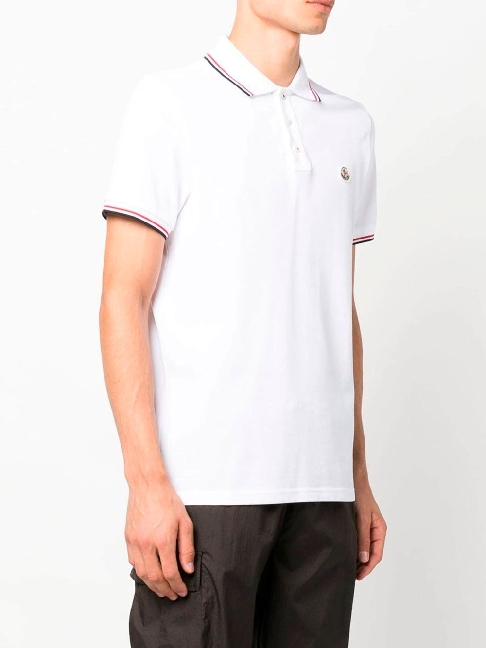 Logo-patch polo shirt