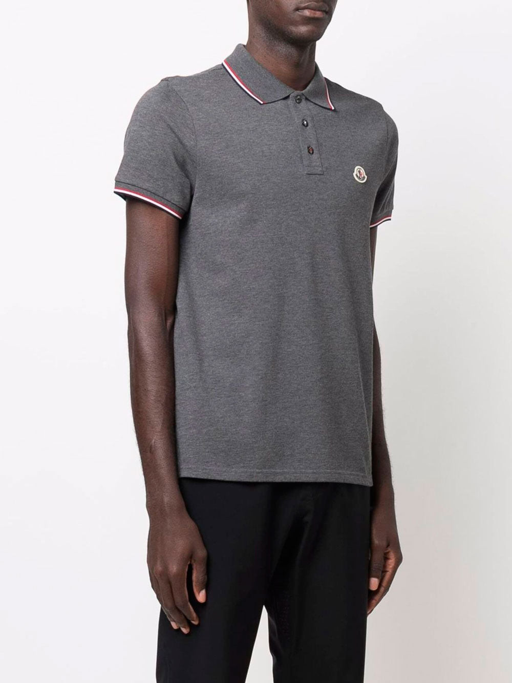 Logo-patch polo shirt