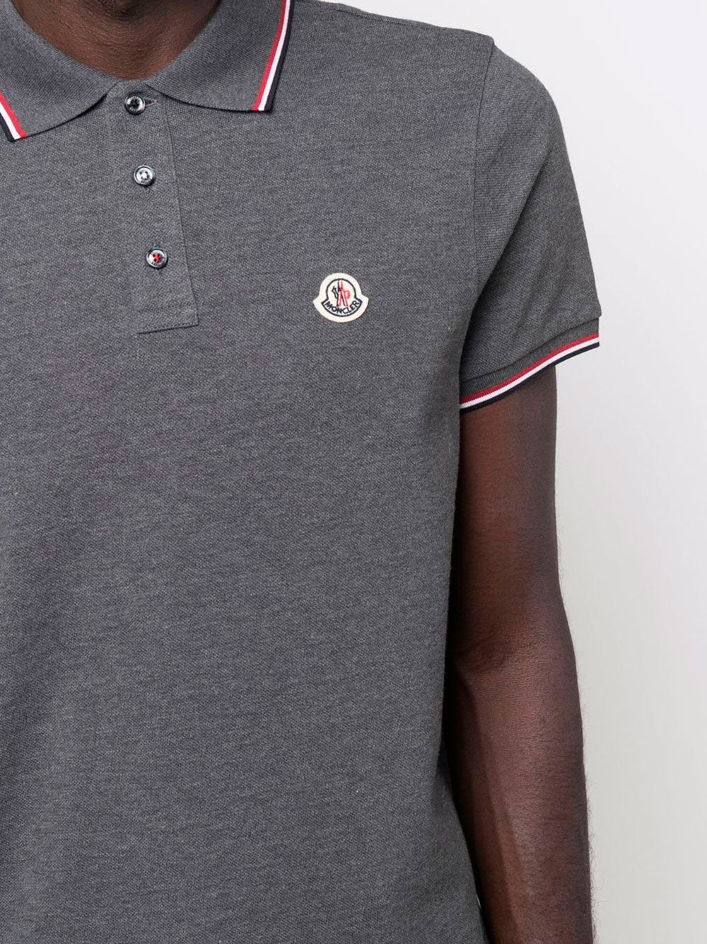Logo-patch polo shirt