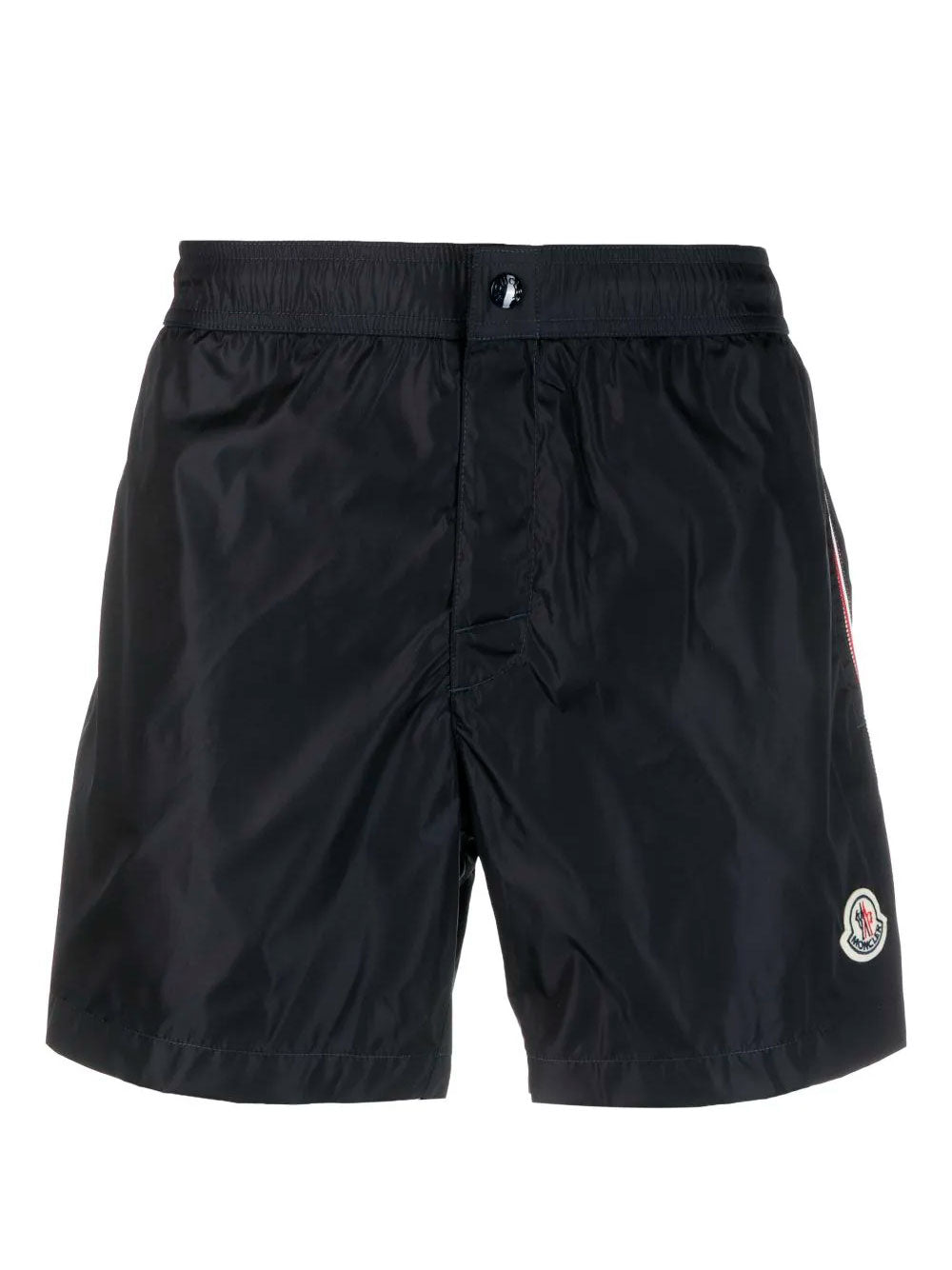 Logo-patch swim shorts