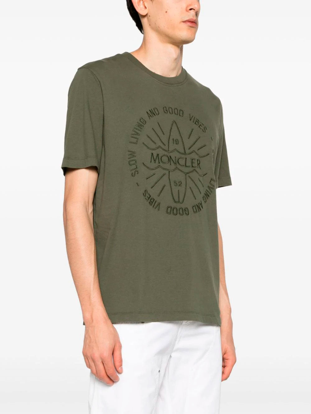 Logo-embroidered t-shirt