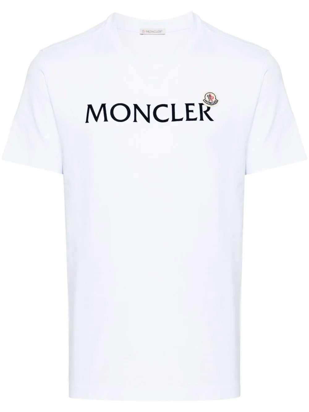 Flocked-logo t-shirt