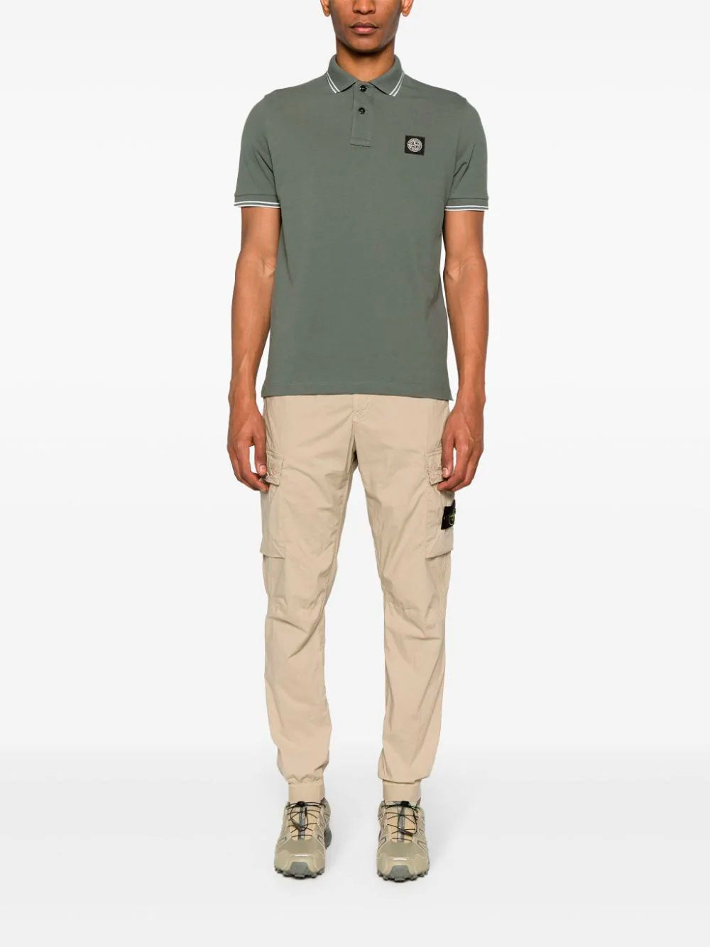 Compass-badge trousers