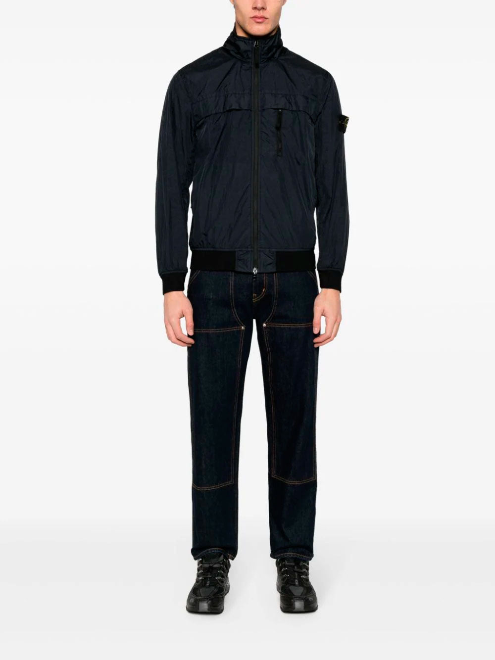 Compass-badge jacket