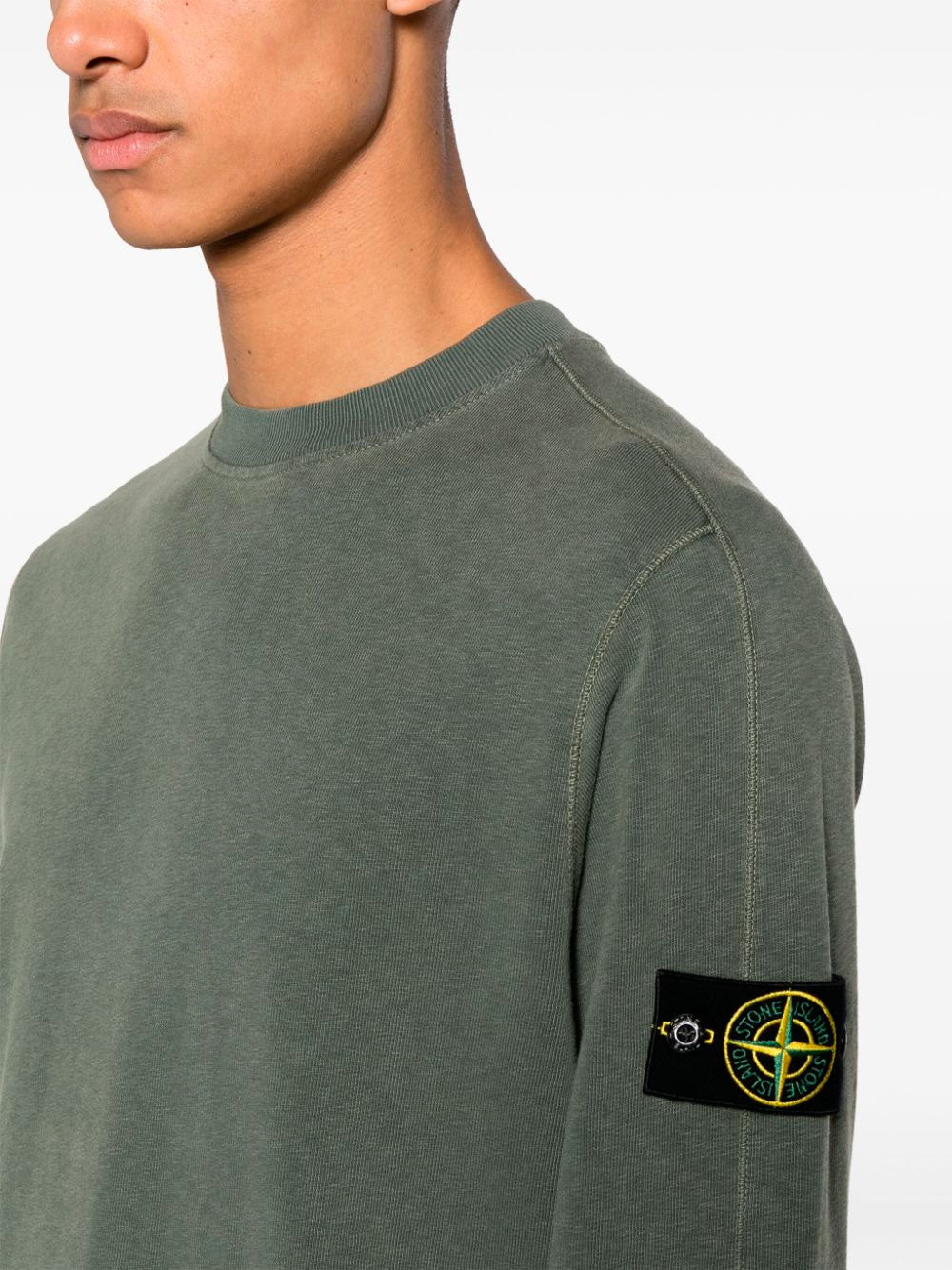 Compass-badge sweatshirt