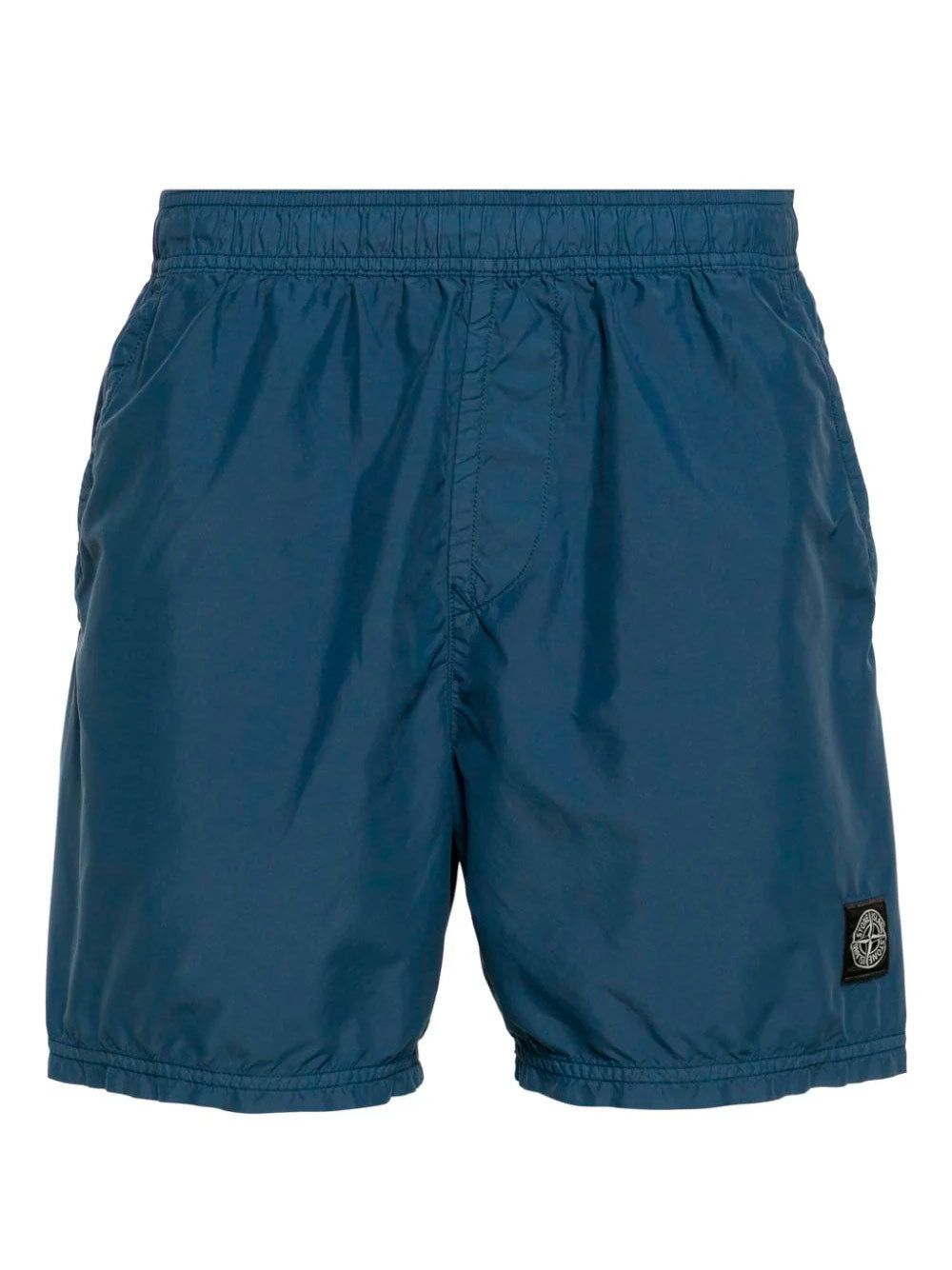 Compass-patch swim shorts