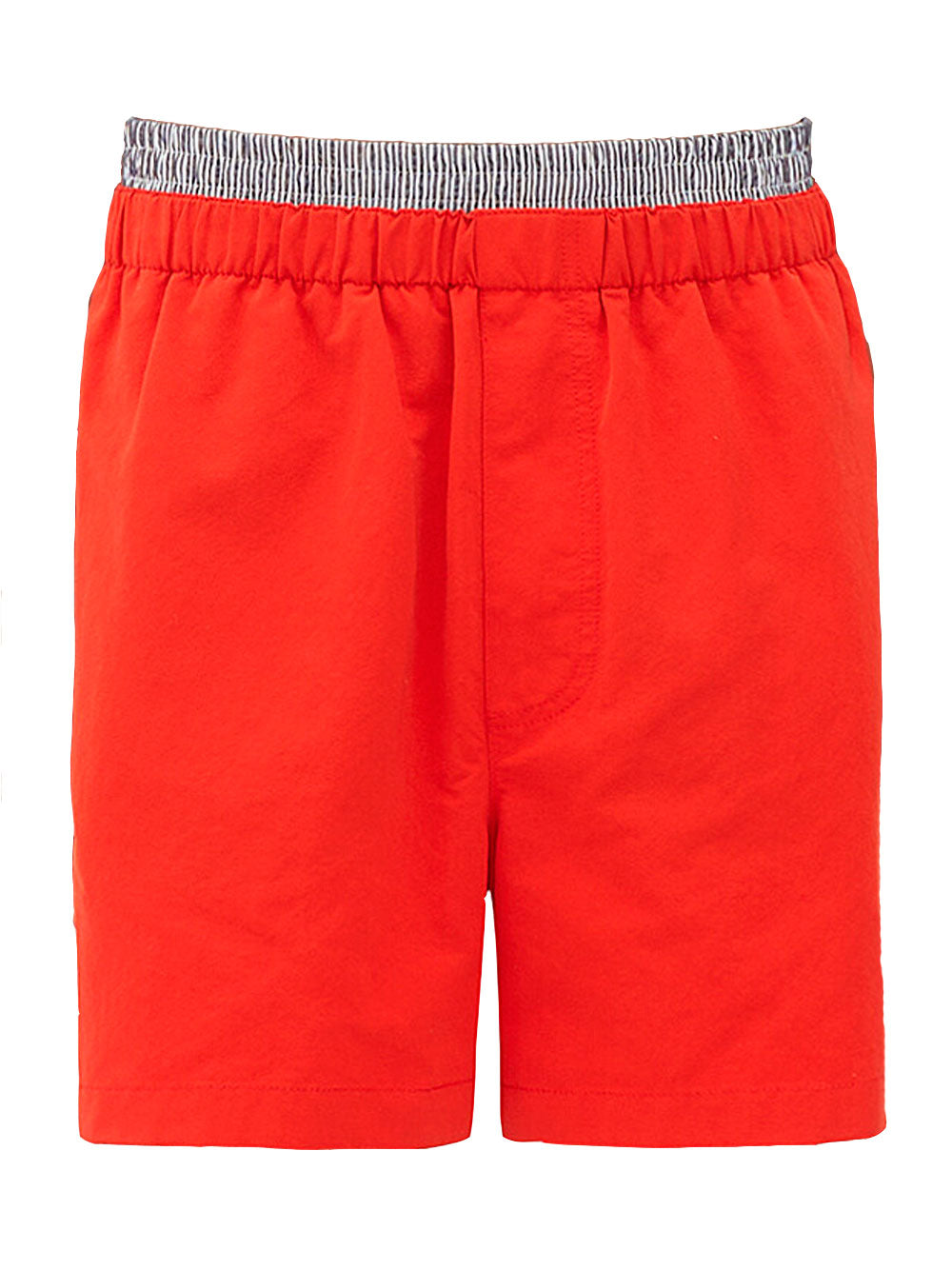 Contrasting piping swim shorts