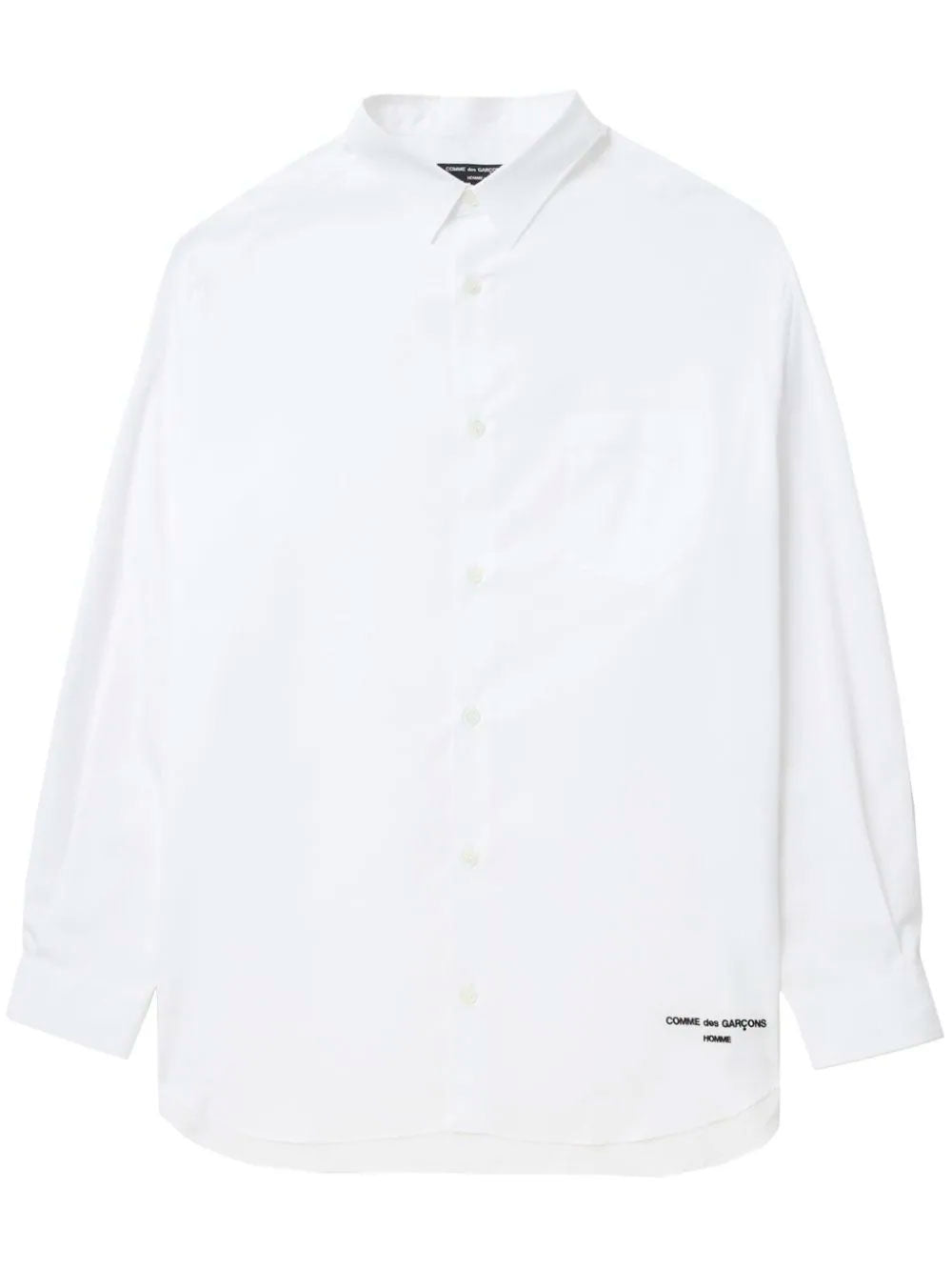 Camisa con logo bordado