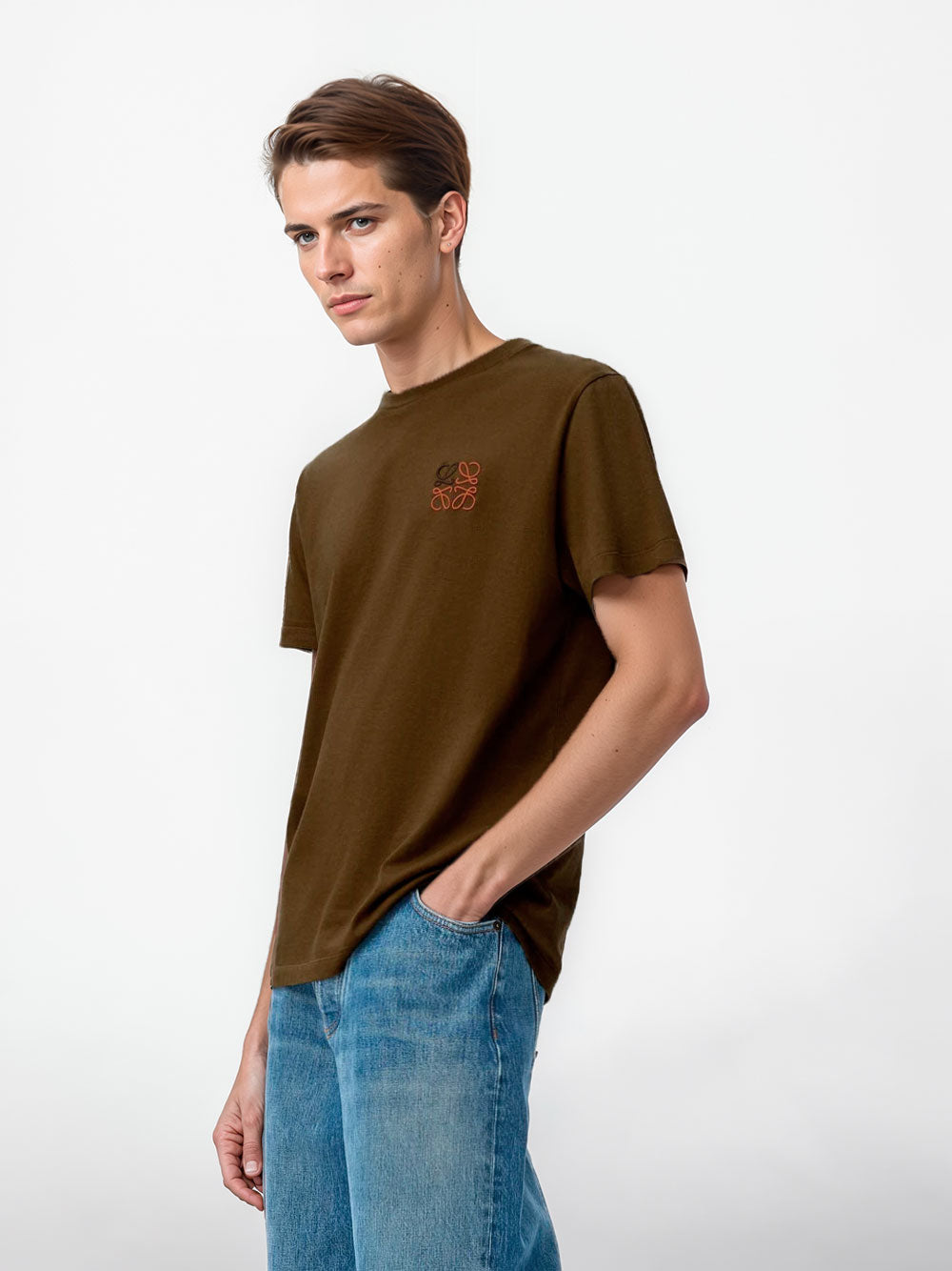 Anagram embroidery t-shirt