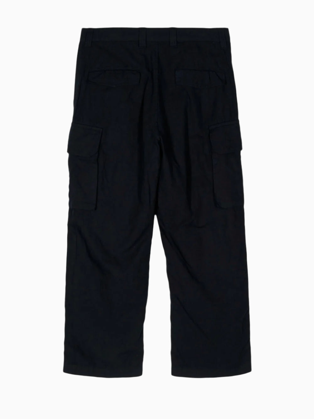 Wide-leg cargo trousers