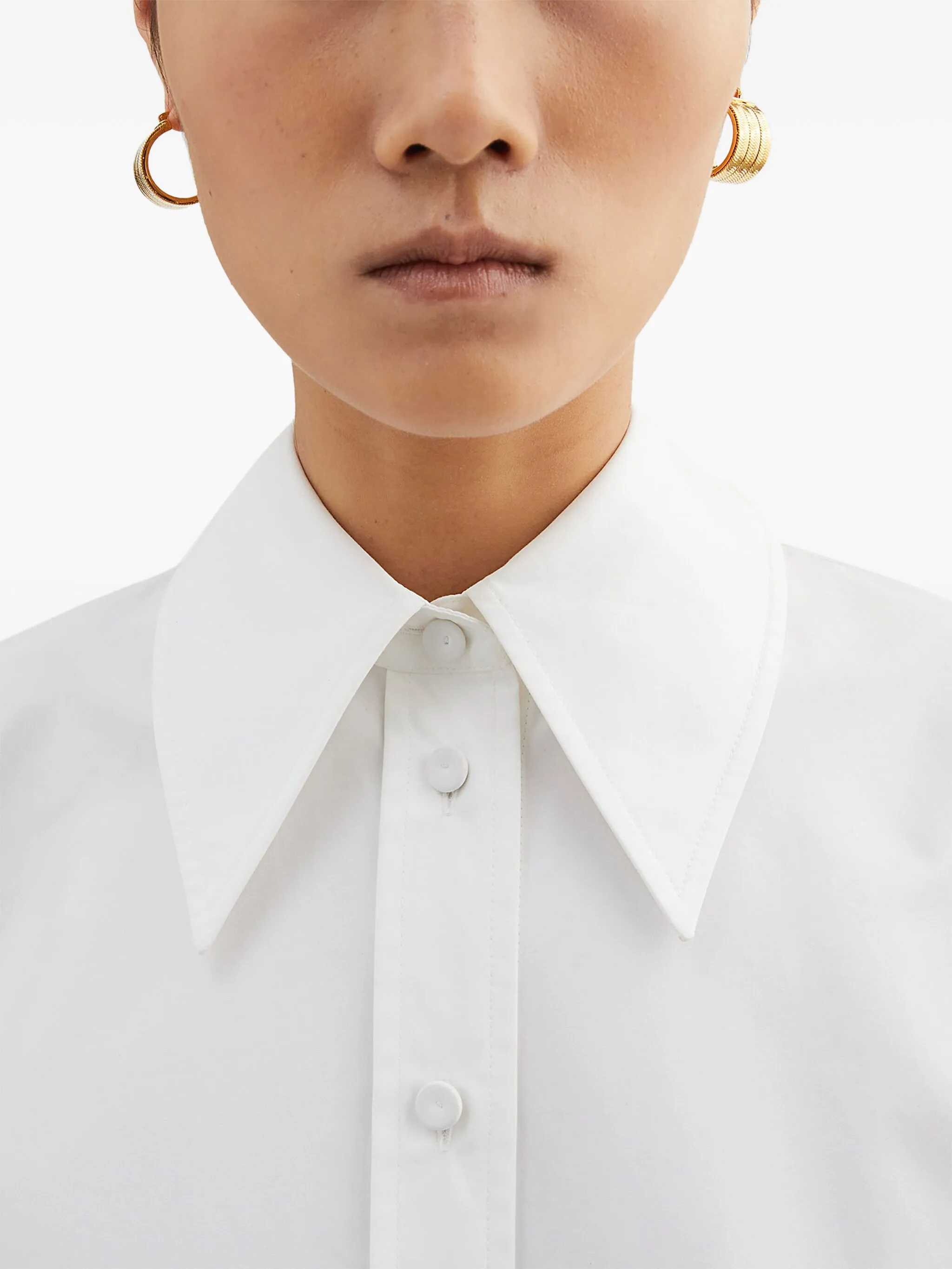 Tie-detail shirt