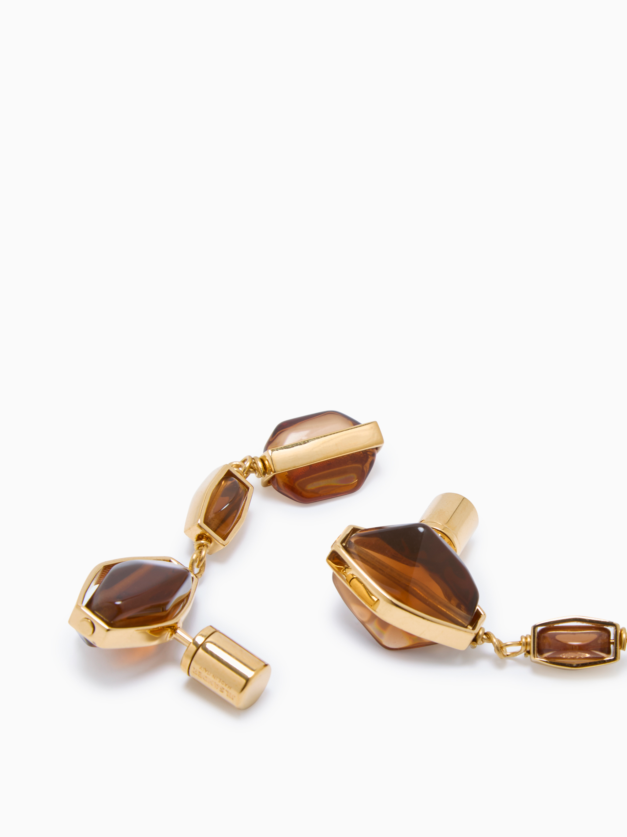 Amber beads earrings