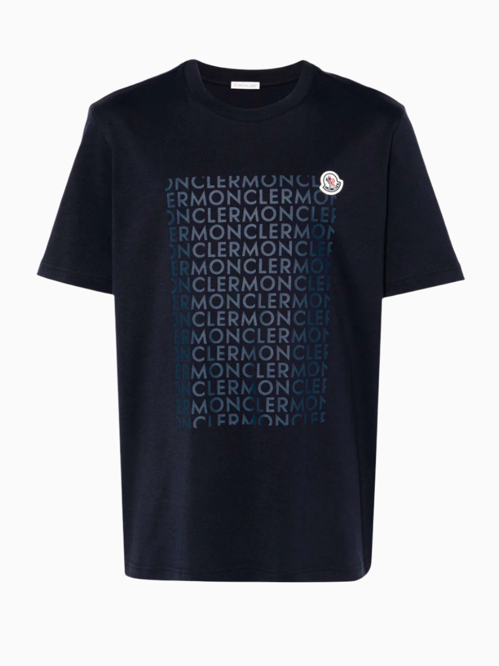 Mens grey moncler t shirt online