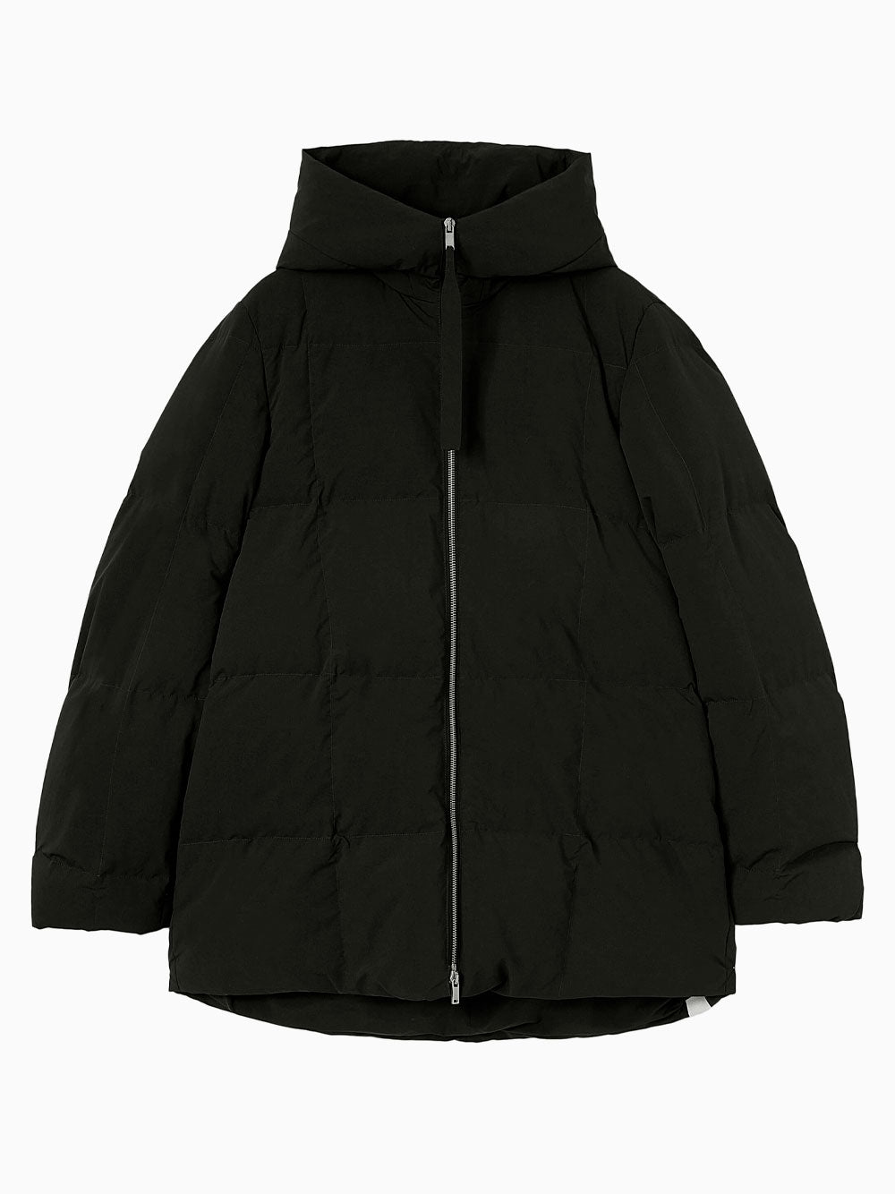Quilted down jacket