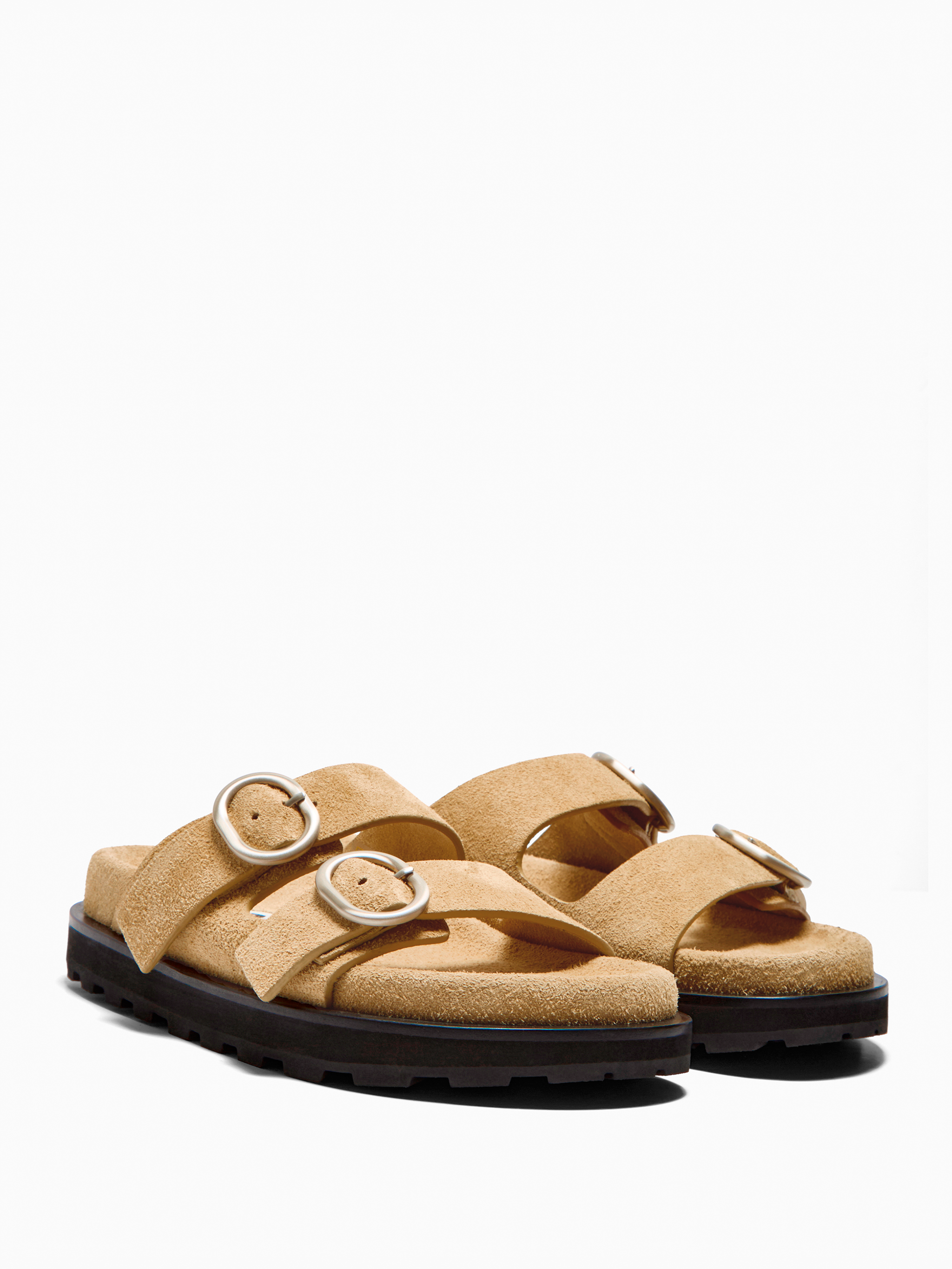 Suede sandals