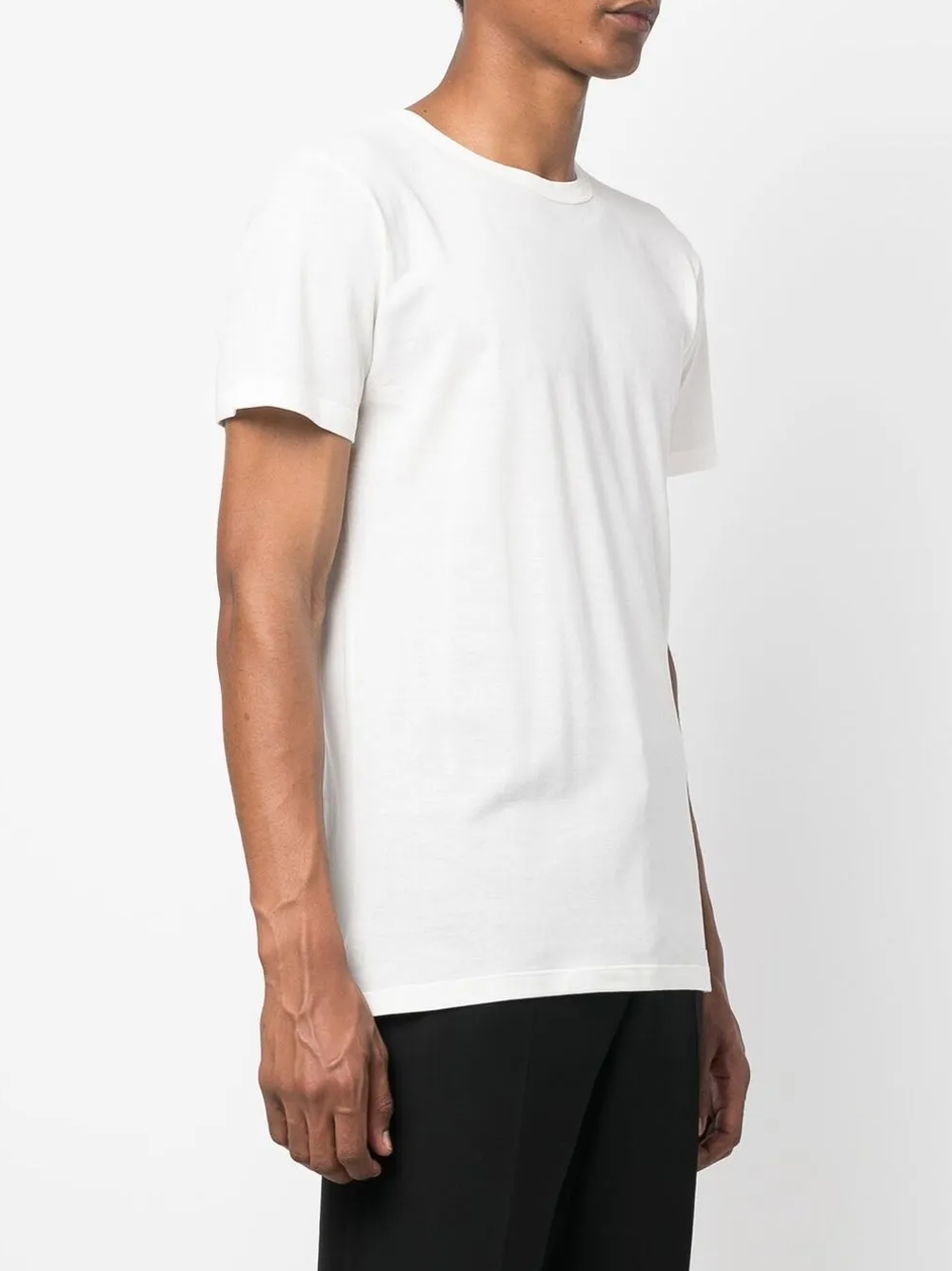 Crew-neck fitted t-shirt