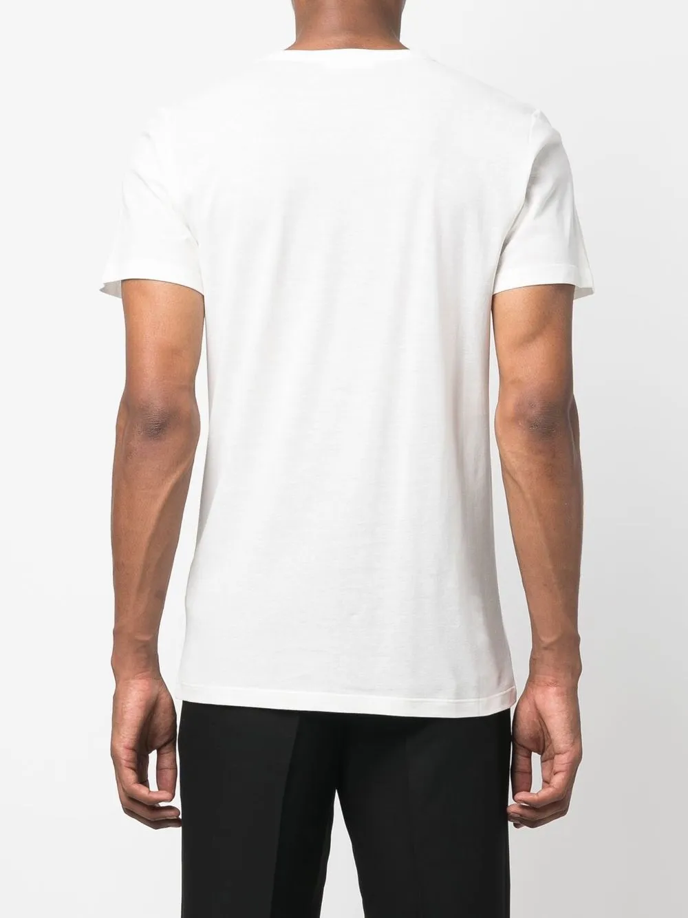 Crew-neck fitted t-shirt