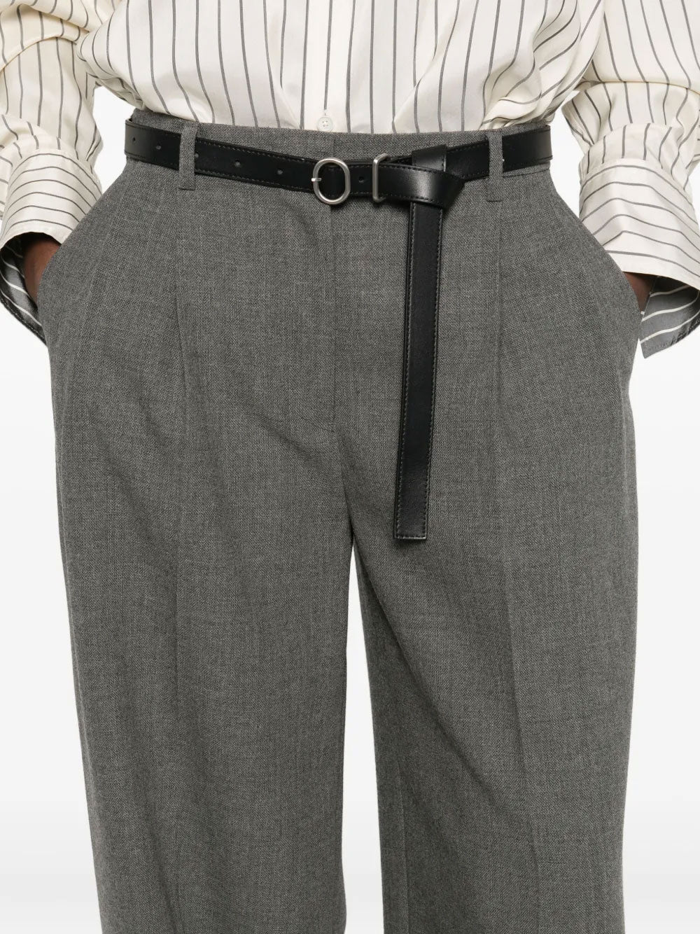 Belted trousers