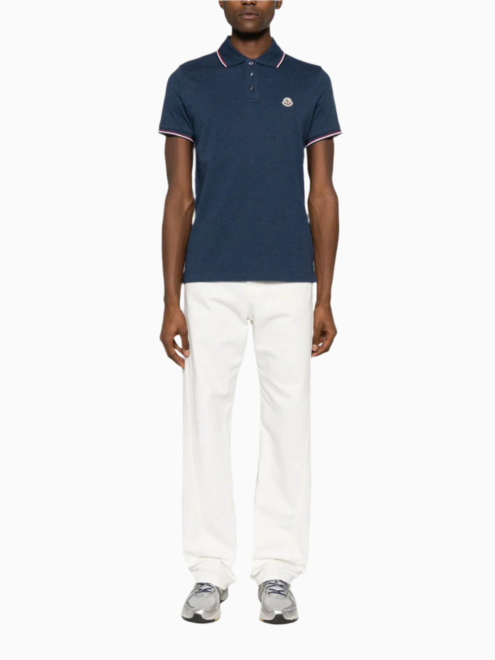 Logo-patch polo shirt