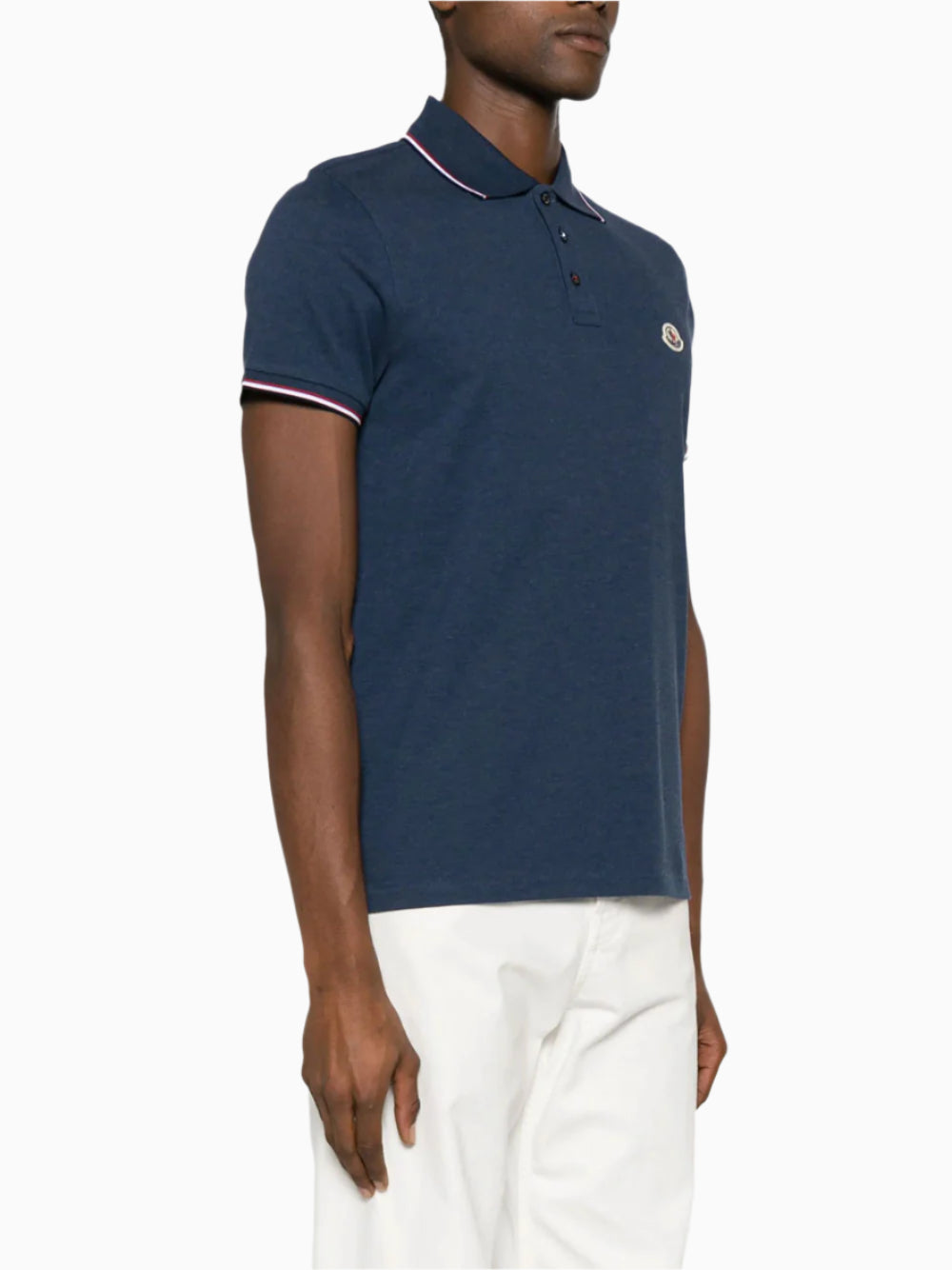 Logo-patch polo shirt