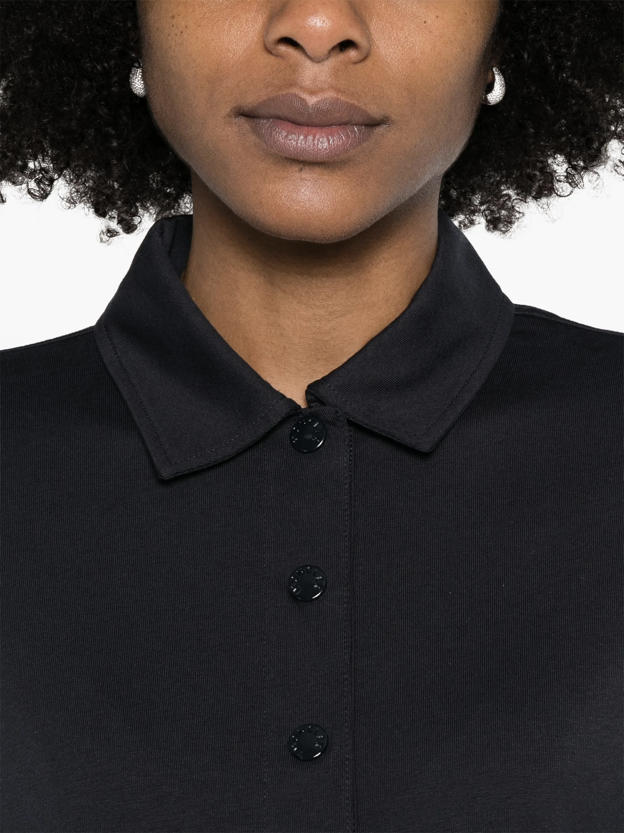 Logo-patch polo shirt