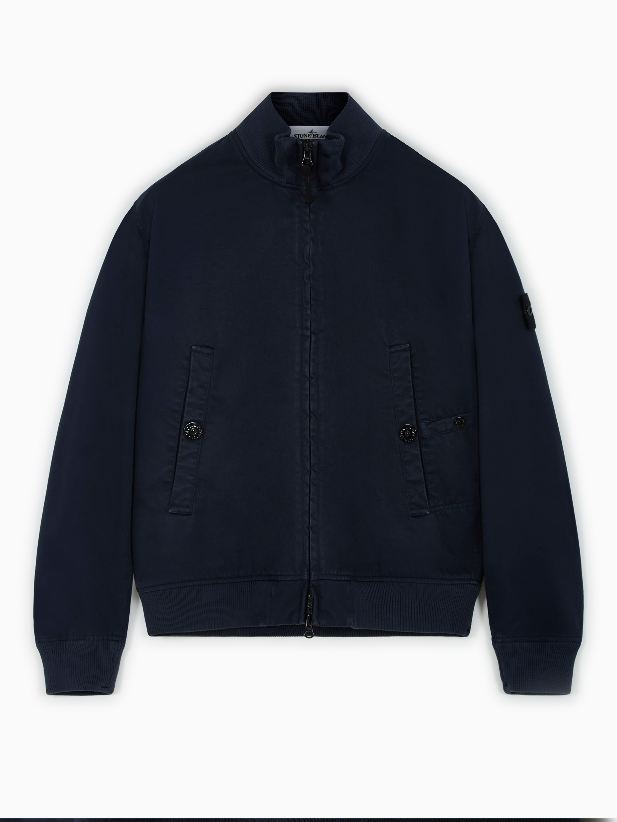 Compass-patch bomber jacket